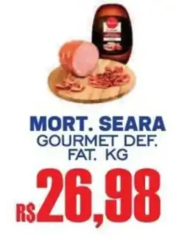 Supermercado Vitorino mort. seara gourmet def. fat. kg oferta