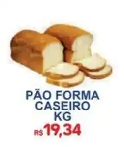 Supermercado Vitorino pão forma caseiro oferta