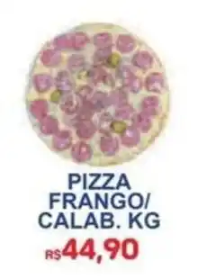Supermercado Vitorino pizza frango/ calab. kg oferta