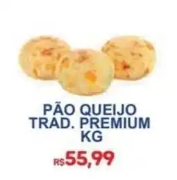 Supermercado Vitorino pão queijo trad. premium oferta