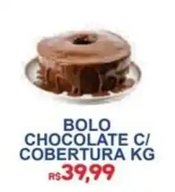 Supermercado Vitorino bolo chocolate c/ cobertura kg oferta