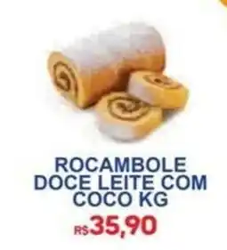Supermercado Vitorino Rocambole doce leite com coco kg oferta