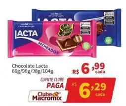 Macromix Atacado Chocolate lacta oferta