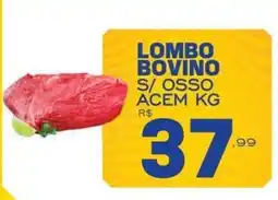 Supermercado Vitorino Lombo bovino s/ osso acem kg oferta