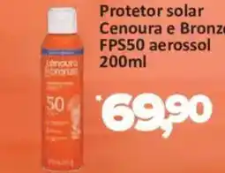 Supermercados Savegnago Protetor solar cenoura e bronze oferta
