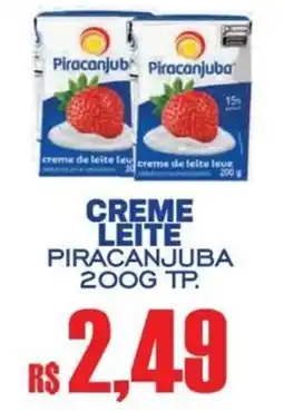 Supermercado Vitorino Creme leite piracanjuba oferta
