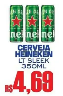 Supermercado Vitorino Cerveja heineken lt sleek oferta