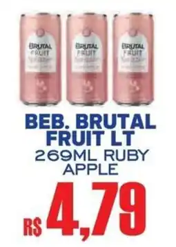 Supermercado Vitorino Beb. brutal fruit lt ruby apple oferta