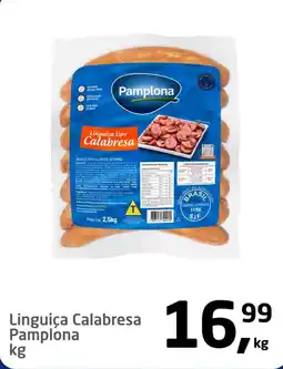 Tenda Atacado Linguiça Calabresa Pamplona oferta