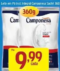 Supermercados Guanabara Leite em Pó Inst. Integral Camponesa Sachê 360g oferta