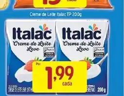 Supermercados Guanabara Creme de Leite Italac TP 200g oferta