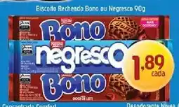 Supermercados Guanabara Biscoito Recheado Bono ou Negresco 90g oferta