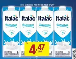Supermercados Guanabara Leite UHT Longa Vida Integral Italac TP Litro oferta