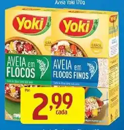 Supermercados Guanabara Aveia Yoki 170g oferta