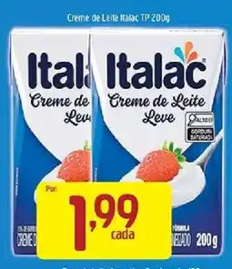 Supermercados Guanabara Creme de Leite Italac TP 200g oferta