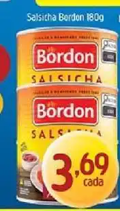 Supermercados Guanabara Salsicha Bordon 180g oferta