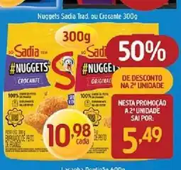 Supermercados Guanabara Nuggets Sadia Trad. ou Crocante 300g oferta