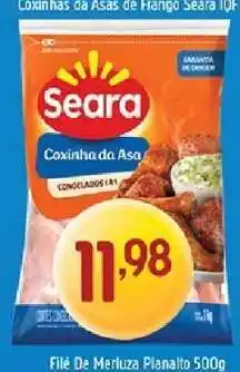 Supermercados Guanabara Coxinhas da Asas de Frango Seara IQF oferta