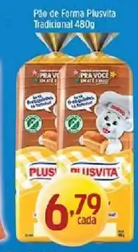 Supermercados Guanabara Pão de Forma Plusvita Tradicional 480g oferta