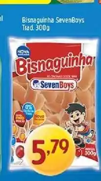 Supermercados Guanabara Bisnaguinha SevenBoys Trad. 300g oferta
