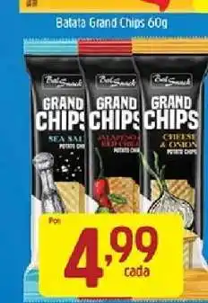Supermercados Guanabara Batata Grand Chips 60g oferta