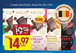 Supermercados Guanabara Chocolate Cachet 100g oferta