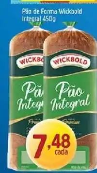 Supermercados Guanabara Pão de Forma Wickbold Integral 450g oferta