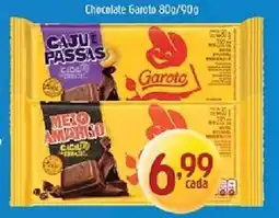 Supermercados Guanabara Chocolate Garoto 80g/90g oferta
