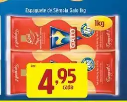 Supermercados Guanabara Espaguete de Sêmola Galo - 1Kg oferta