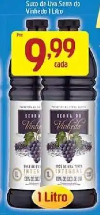 Supermercados Guanabara Suco de Uva Serra do Vinhedo 1 Litro oferta