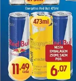 Supermercados Guanabara Red Bull oferta