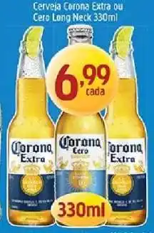 Supermercados Guanabara Cerveja Corona Extra ou Cero Long Neck 330ml oferta