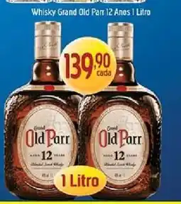 Supermercados Guanabara Whisky Grand Old Parr 12 Anos 1 Litro oferta