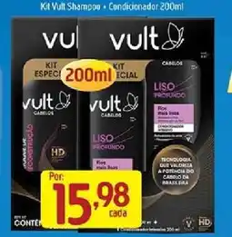 Supermercados Guanabara Kit Vult Shampoo + Condicionador 200ml oferta