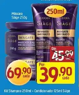 Supermercados Guanabara Eudora Siàge Resgate Imediato Shampoo 250ml oferta