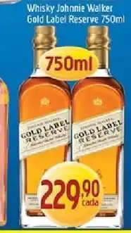 Supermercados Guanabara Whisky Johnnie Walker Gold Label Reserve 750ml oferta