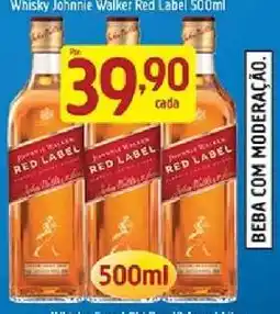 Supermercados Guanabara Whisky Johnnie Walker Red Label 500ml oferta