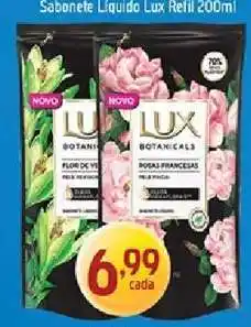 Supermercados Guanabara Sabonete líquido Lux refil 200ml oferta