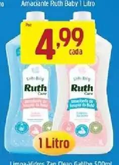 Supermercados Guanabara Amaciante Ruth Baby 1 Litro oferta