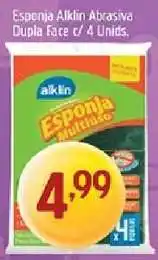 Supermercados Guanabara Esponja Alklin Abrasiva Dupla Face c/ 4 Unids oferta