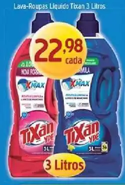 Supermercados Guanabara Lava-Roupas Líquido Tixan 3 Litros oferta