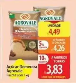 Atacadão Açúcar Demerara Agrovale oferta