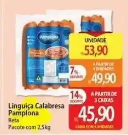 Atacadão Linguiça Calabresa Pamplona oferta