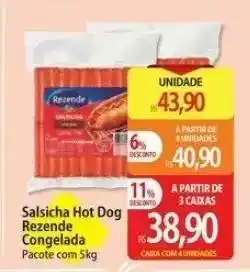 Atacadão Salsicha Hot Dog Rezende Congelada oferta