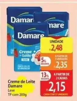 Atacadão Creme de Leite Damare oferta