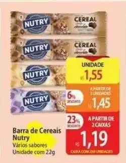 Atacadão Barra de Cereais Nutry oferta