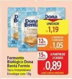 Atacadão Fermento Biológico Dona Benta Fermix oferta