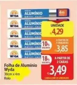 Atacadão Folha de Alumínio Wyda oferta