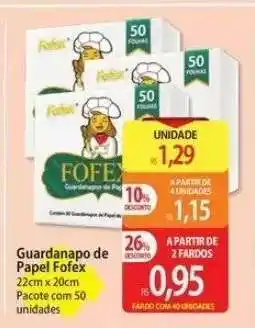 Atacadão Guardanapo de Papel Fofex oferta