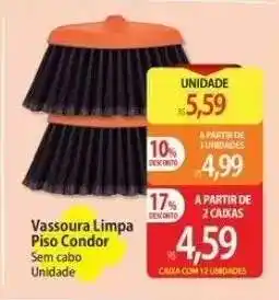 Atacadão Vassoura Limpa Piso Condor oferta